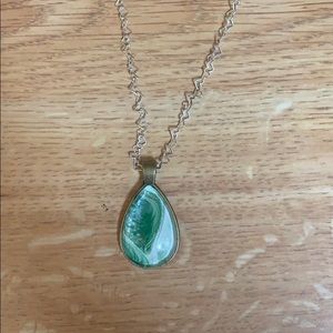 Necklace with heart chain